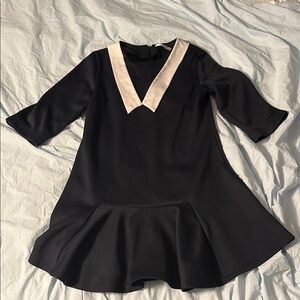 Elegant Black and White Kids Dress
